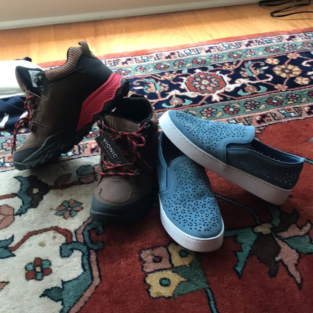 Vionic Hiking boots are 6.5, loafer, 7 Your choice